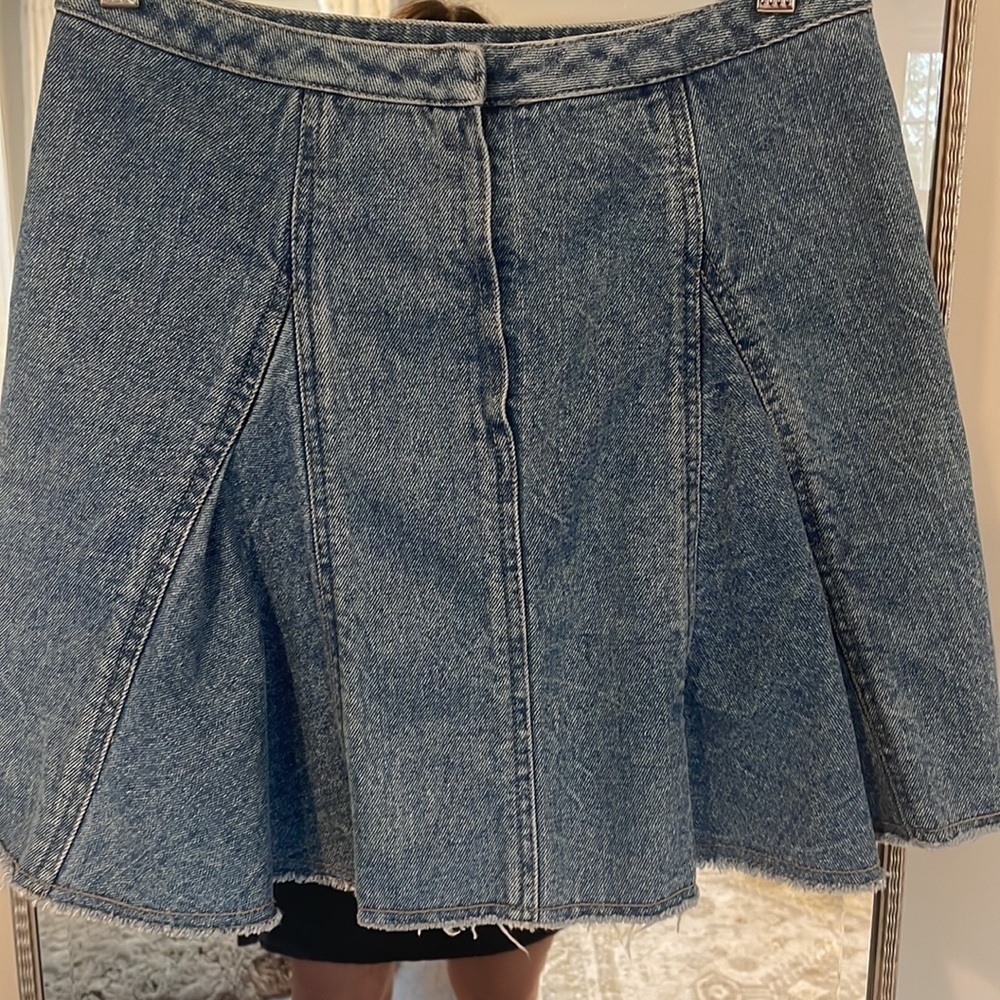 3.1 Phillip Lim Denim Mini Skirt - Picture 6 of 11